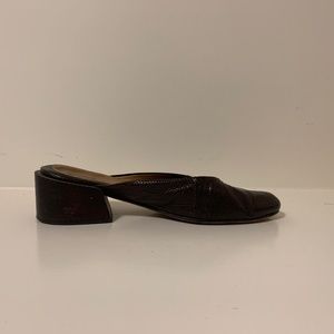 Mari Giudicelli Leblon Mules Size 37 brown